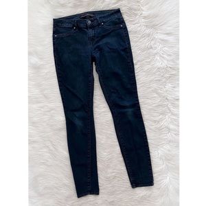 Rich & Skinny Dark Wash Low Rise Carly Skinny Jeans